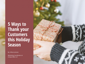 5 Ways to Thank Your Customers This Holiday Season